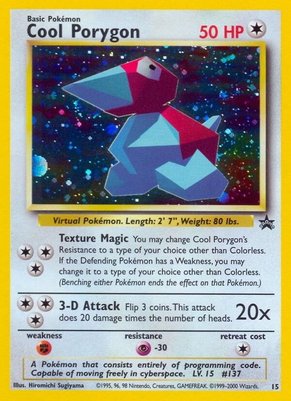 Image for Cool Porygon (15/53) [WoTC Promo] - Pokemon