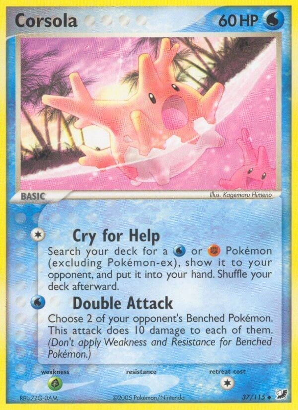 Image for Corsola (37/115) [Unseen Forces] - Pokemon