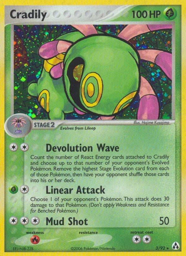 Image for Cradily (3/92) [Legend Maker] - Pokemon