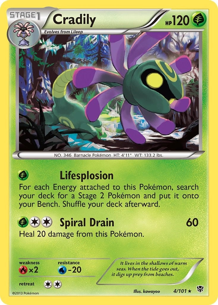 Image for Cradily (4/101) [Plasma Blast] - Pokemon