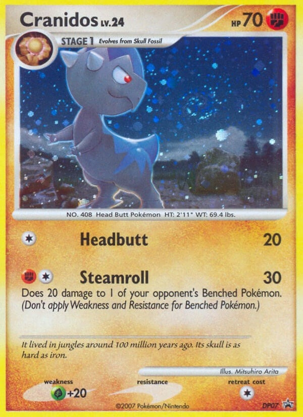 Image for Cranidos - DP07 (DP07) [Diamond and Pearl Promos] - Pokemon