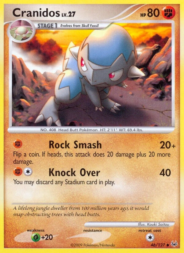 Image for Cranidos (46/127) [Platinum] - Pokemon