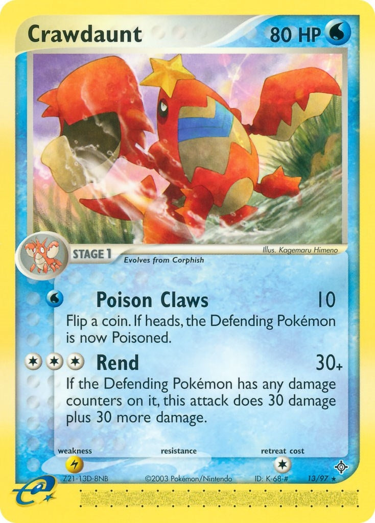 Image for Crawdaunt (13/97) [Dragon] - Pokemon