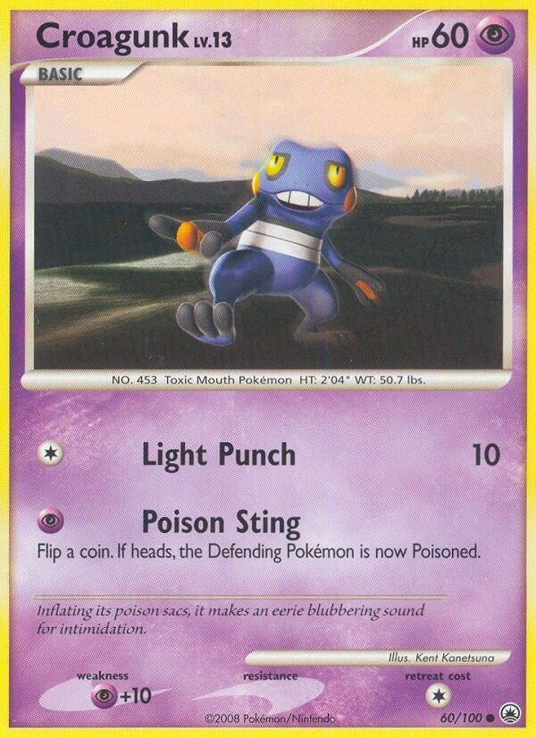 Image for Croagunk (60/100) [Majestic Dawn] - Pokemon