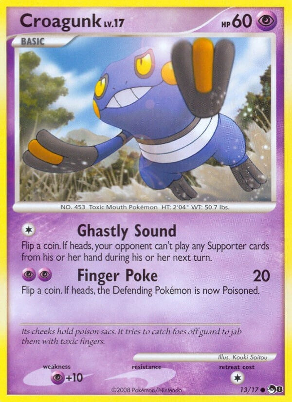 Image for Croagunk (13/17) [POP Series 8] - Pokemon