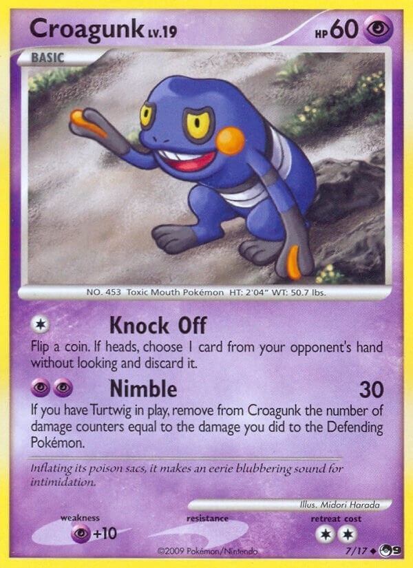 Image for Croagunk (007/017) [POP Series 9] - Pokemon