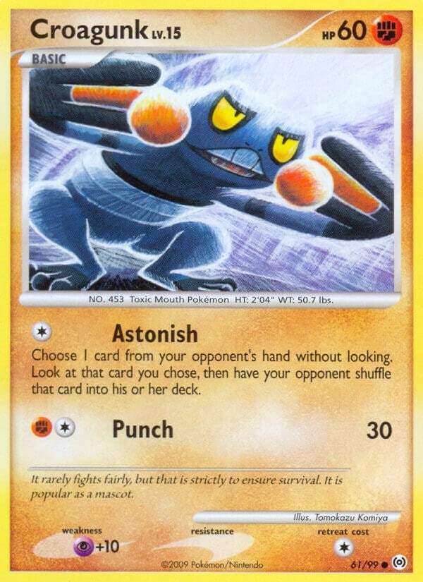Image for Croagunk (61/99) [Arceus] - Pokemon