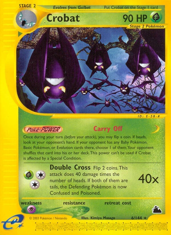 Image for Crobat (6) (006/144) [Skyridge] - Pokemon