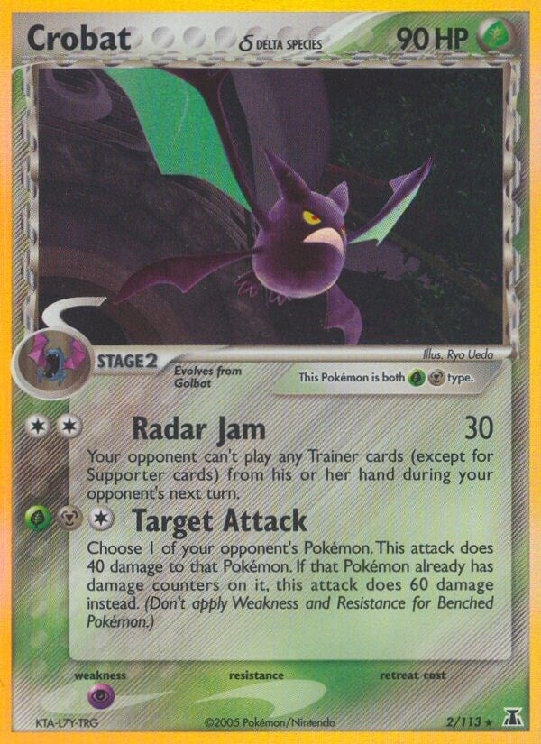 Image for Crobat (Delta Species) (2/113) [Delta Species] - Pokemon
