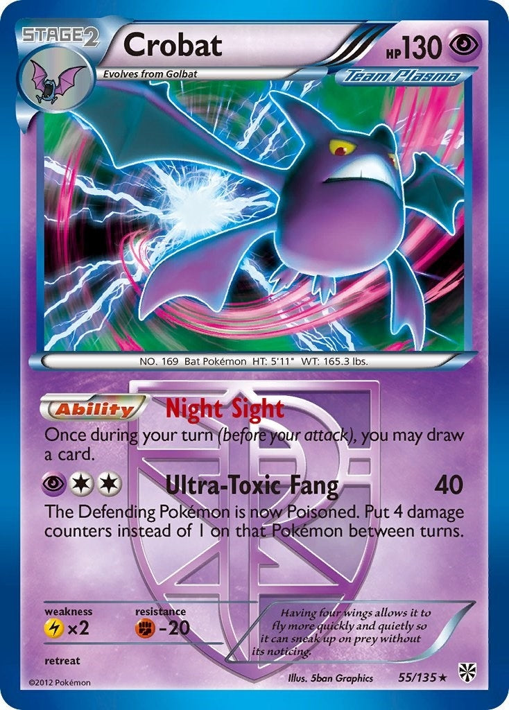 Image for Crobat (Team Plasma) (55/135) [Plasma Storm] - Pokemon