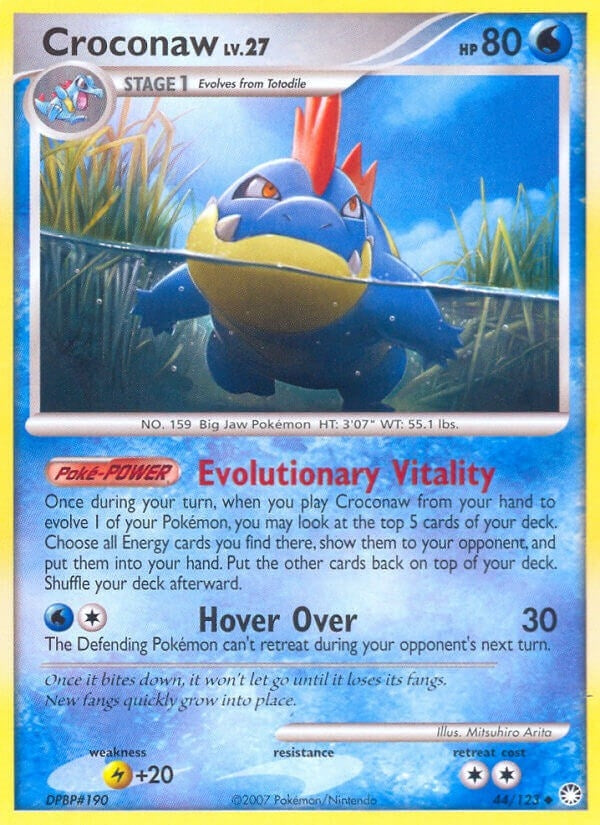 Image for Croconaw (44/123) [Mysterious Treasures] - Pokemon
