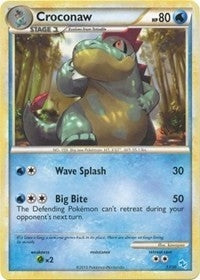 Image for Croconaw (#13) (13/30) [HGSS Trainer Kit: Gyarados & Raichu] - Pokemon