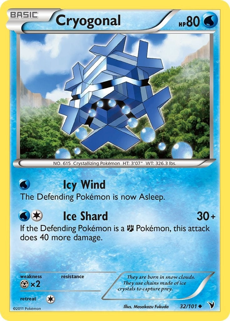 Image for Cryogonal (32) (32/101) [Noble Victories] - Pokemon