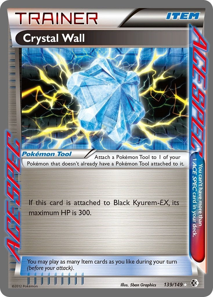 Image for Crystal Wall (139/149) [Boundaries Crossed] - Pokemon