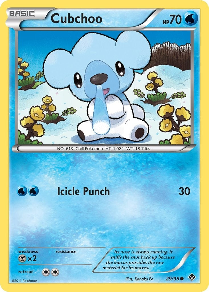 Image for Cubchoo (29) (29/98) [Emerging Powers] - Pokemon