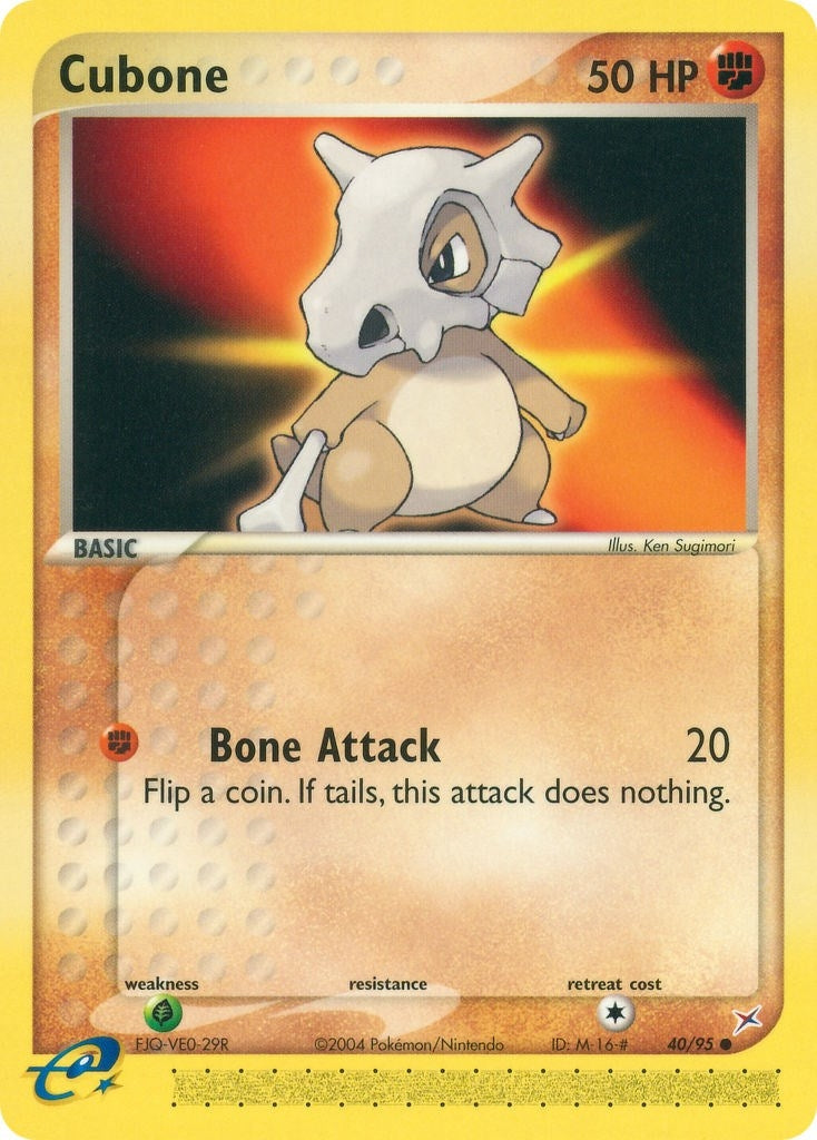 Image for Cubone (40/95) [Team Magma vs Team Aqua] - Pokemon