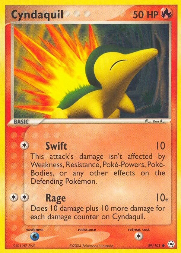 Image for Cyndaquil (59/101) [Hidden Legends] - Pokemon