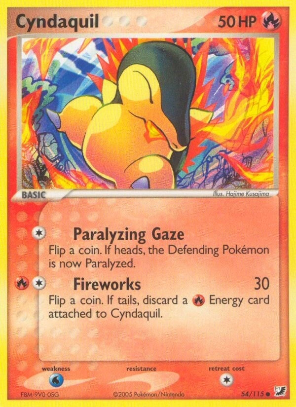 Image for Cyndaquil (54/115) [Unseen Forces] - Pokemon