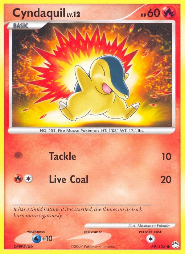 Image for Cyndaquil (79/123) [Mysterious Treasures] - Pokemon