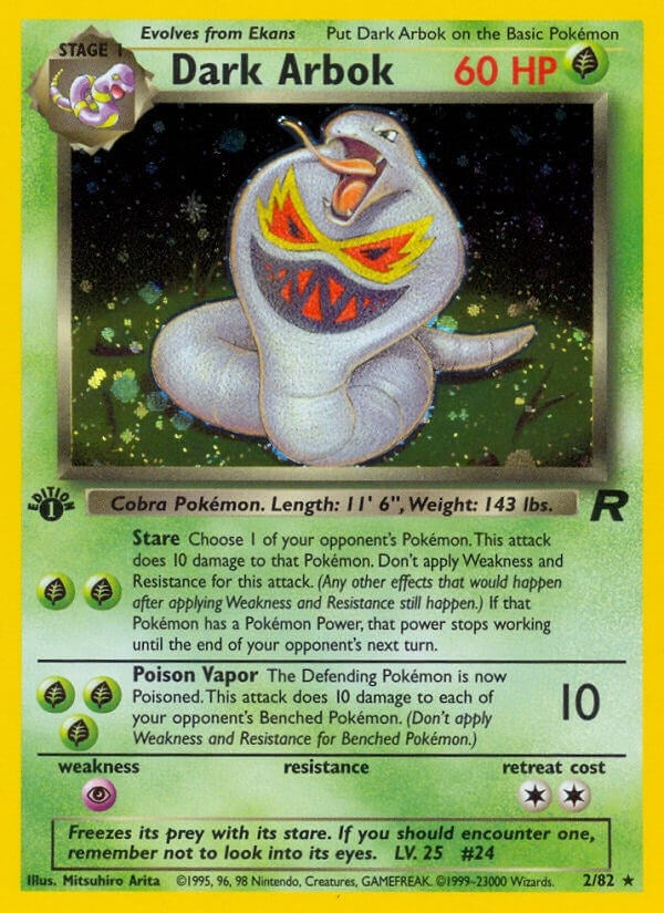 Image for Dark Arbok (2) (02/82) [Team Rocket] - Pokemon