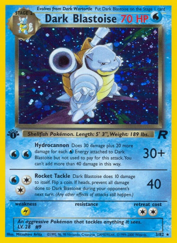 Image for Dark Blastoise (3) (03/82) [Team Rocket] - Pokemon