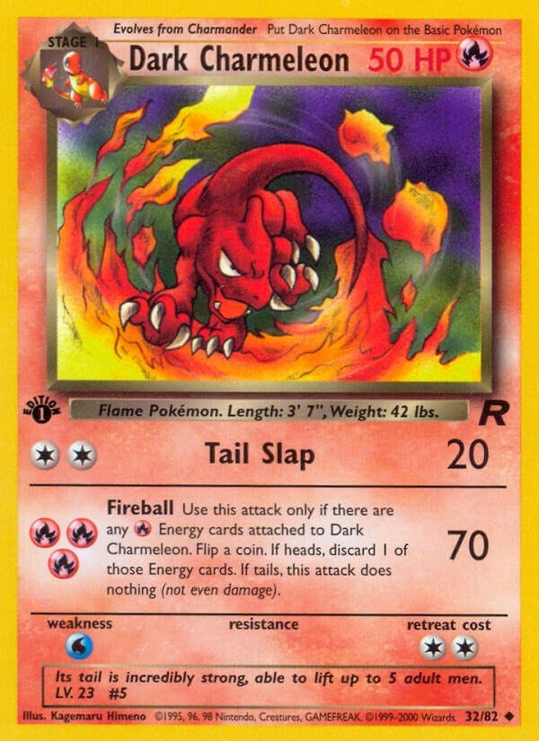 Image for Dark Charmeleon (32/82) [Team Rocket] - Pokemon