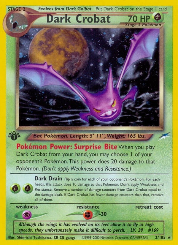 Image for Dark Crobat (002/105) [Neo Destiny] - Pokemon