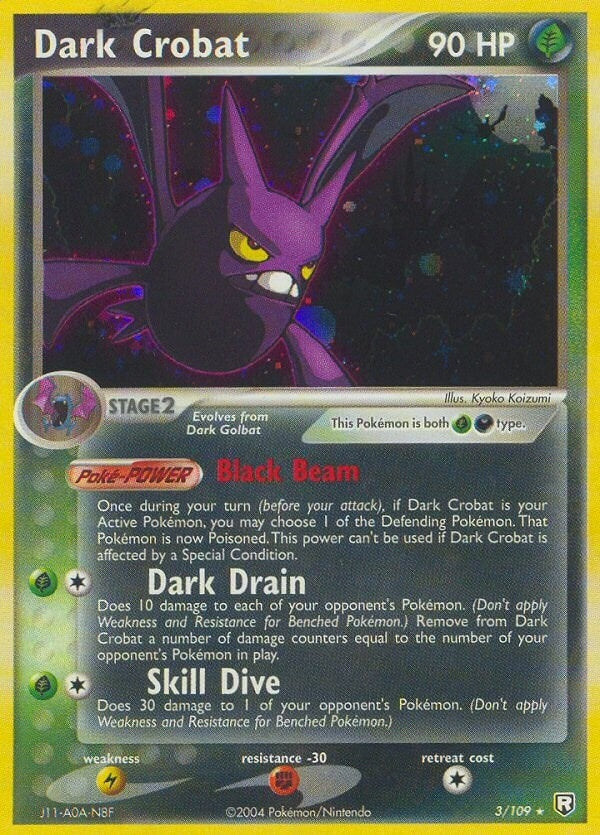 Image for Dark Crobat (3/109) [Team Rocket Returns] - Pokemon