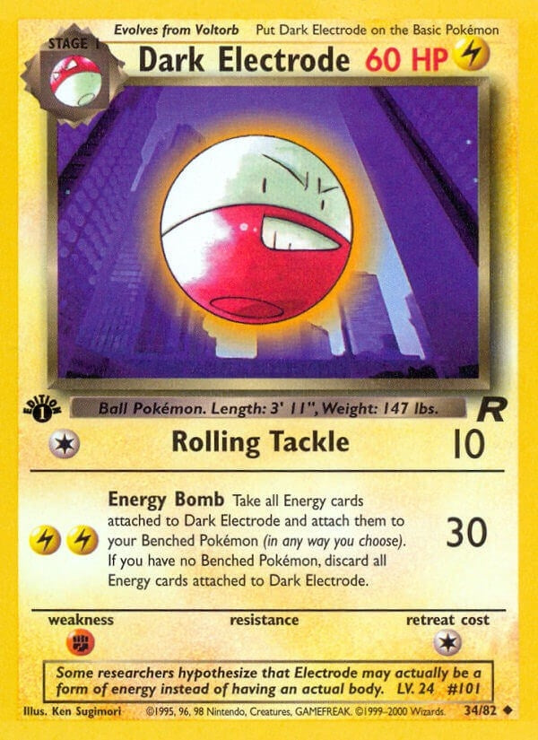 Image for Dark Electrode (34/82) [Team Rocket] - Pokemon