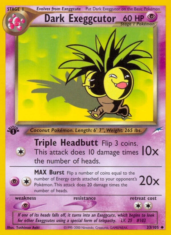 Image for Dark Exeggcutor (033/105) [Neo Destiny] - Pokemon