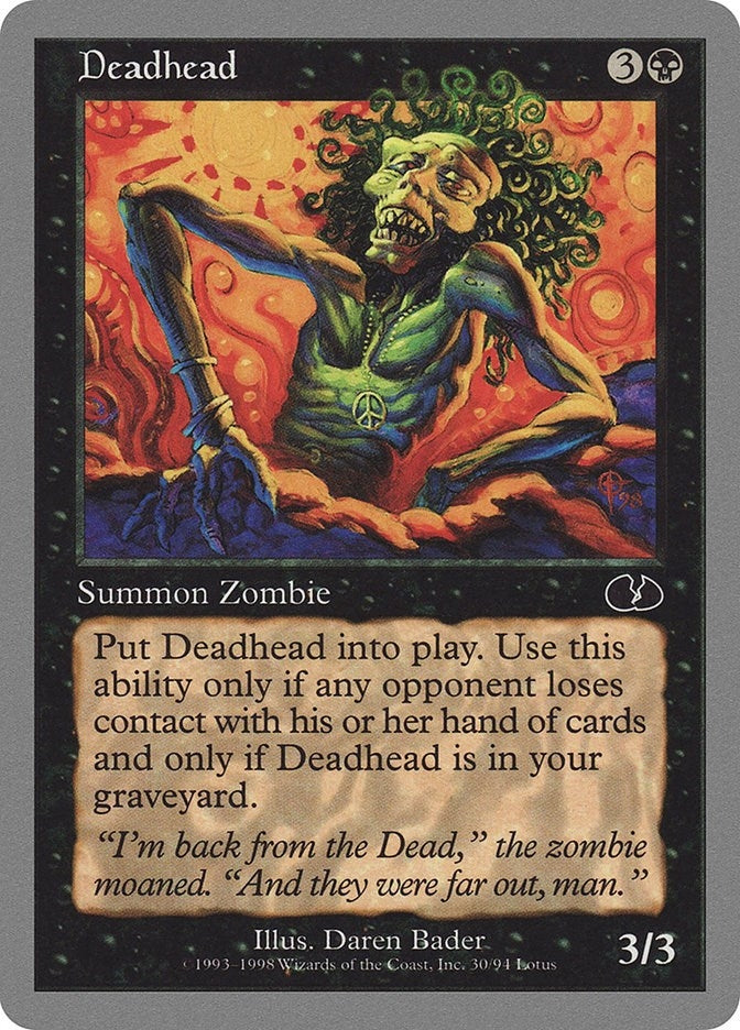 Image for Deadhead (30) [Unglued] - Magic: The Gathering