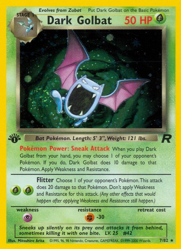 Image for Dark Golbat (7) (07/82) [Team Rocket] - Pokemon