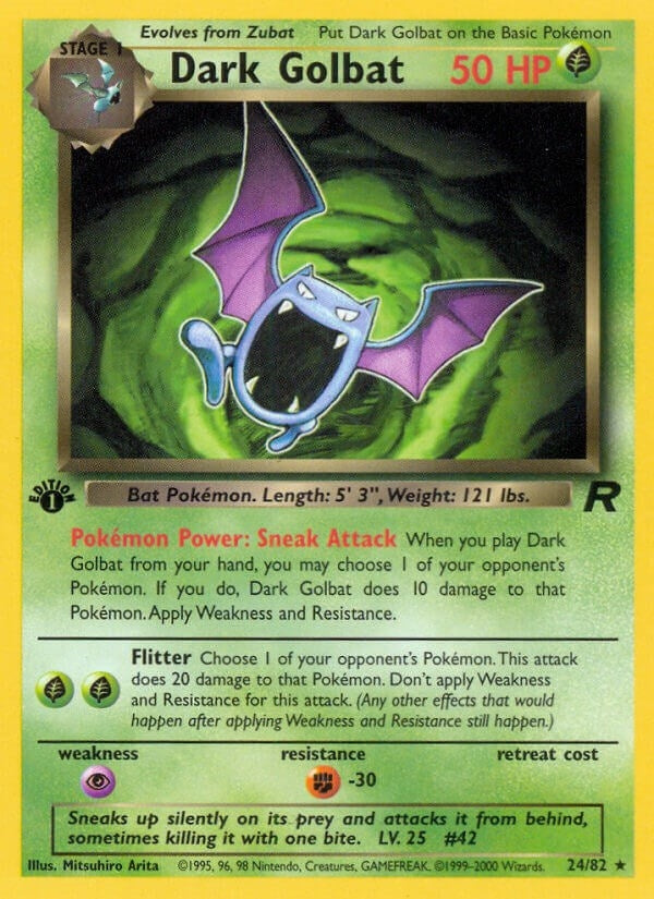 Image for Dark Golbat (24) (24/82) [Team Rocket] - Pokemon