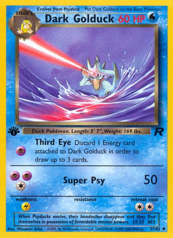 Image for Dark Golduck (37/82) [Team Rocket] - Pokemon
