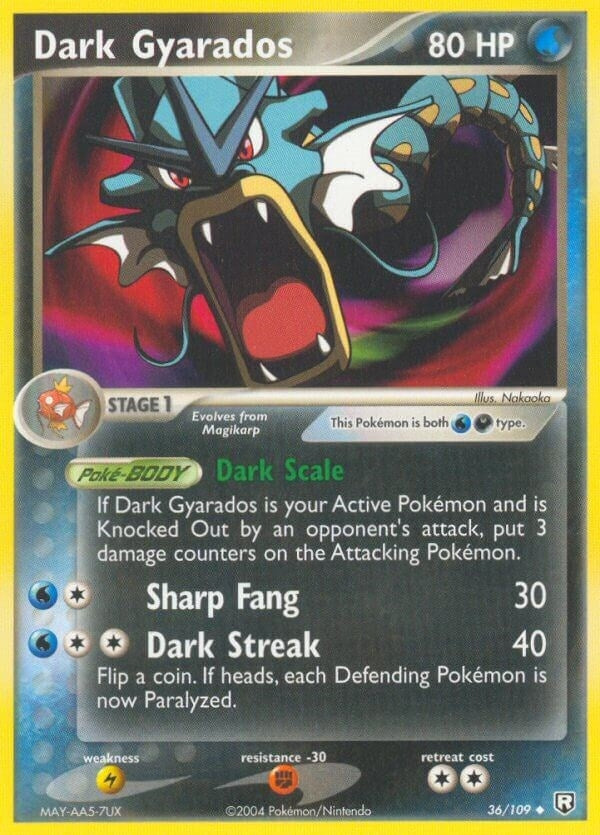 Image for Dark Gyarados (36/109) [Team Rocket Returns] - Pokemon