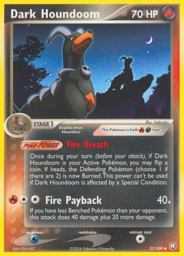 Image for Dark Houndoom (37/109) [Team Rocket Returns] - Pokemon