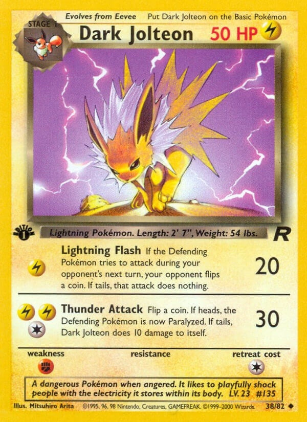 Image for Dark Jolteon (38/82) [Team Rocket] - Pokemon