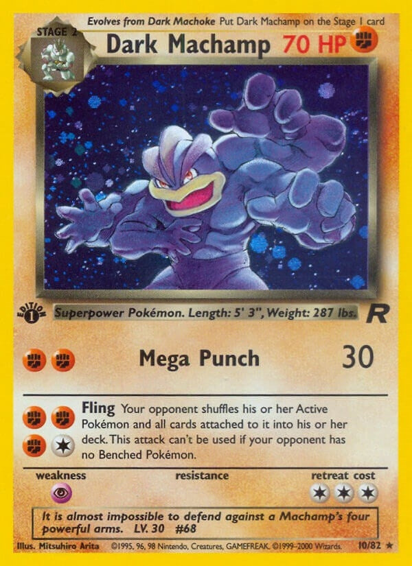 Image for Dark Machamp (10) (10/82) [Team Rocket] - Pokemon