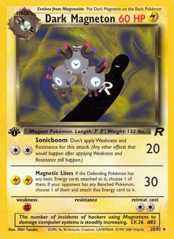Image for Dark Magneton (28) (28/82) [Team Rocket] - Pokemon