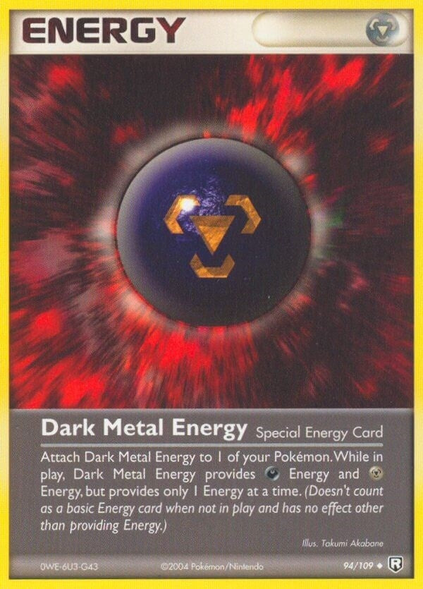 Image for Dark Metal Energy (94/109) [Team Rocket Returns] - Pokemon