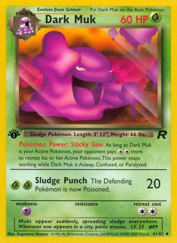 Image for Dark Muk (41/82) [Team Rocket] - Pokemon