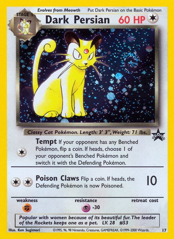Image for Dark Persian (17/53) [WoTC Promo] - Pokemon