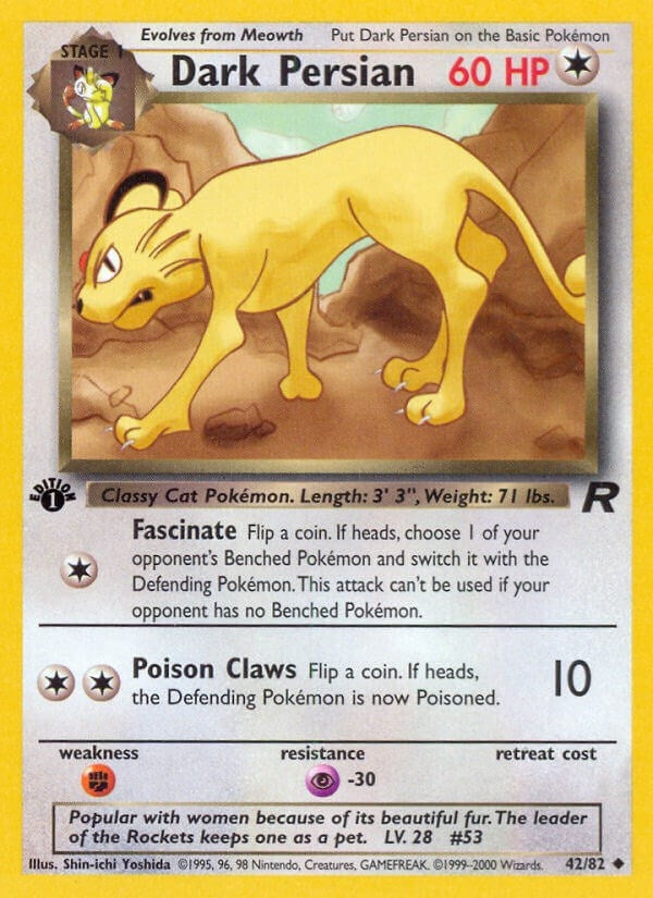 Image for Dark Persian (42/82) [Team Rocket] - Pokemon