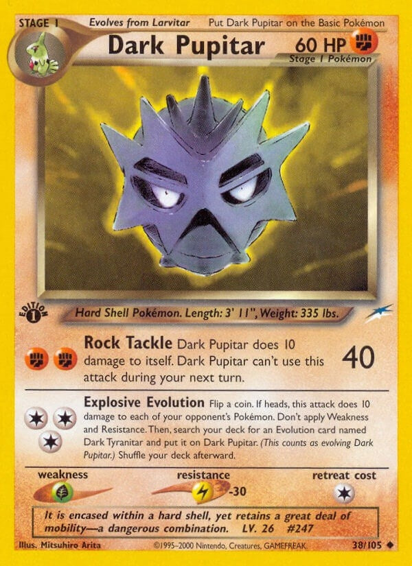 Image for Dark Pupitar (038/105) [Neo Destiny] - Pokemon