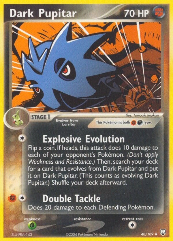 Image for Dark Pupitar (40/109) [Team Rocket Returns] - Pokemon