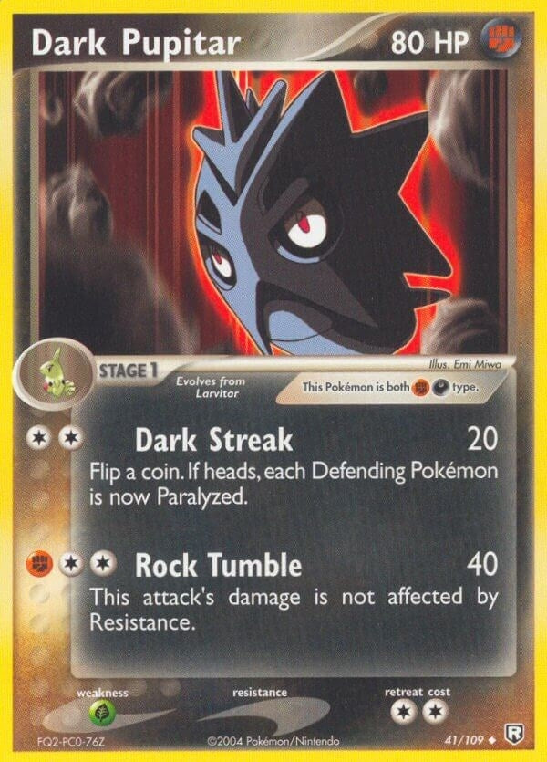 Image for Dark Pupitar (41/109) [Team Rocket Returns] - Pokemon