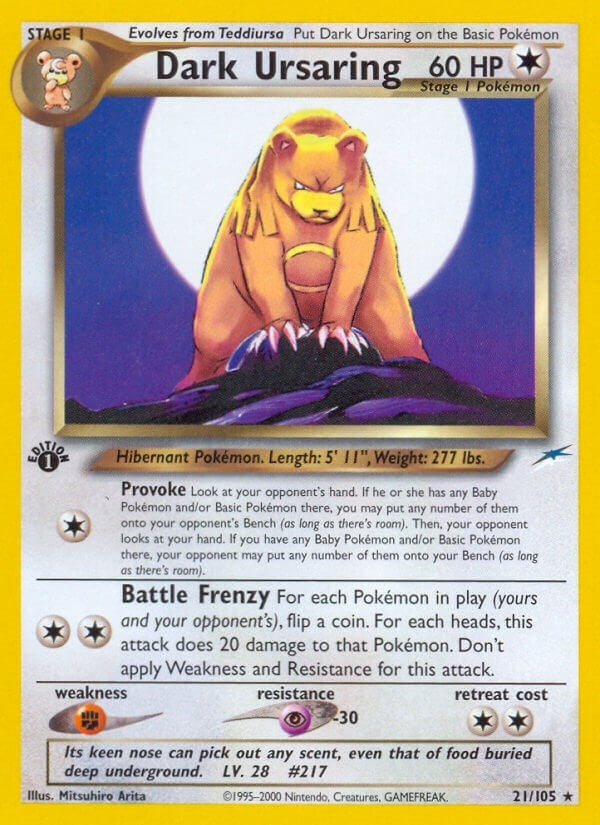 Image for Dark Ursaring (021/105) [Neo Destiny] - Pokemon