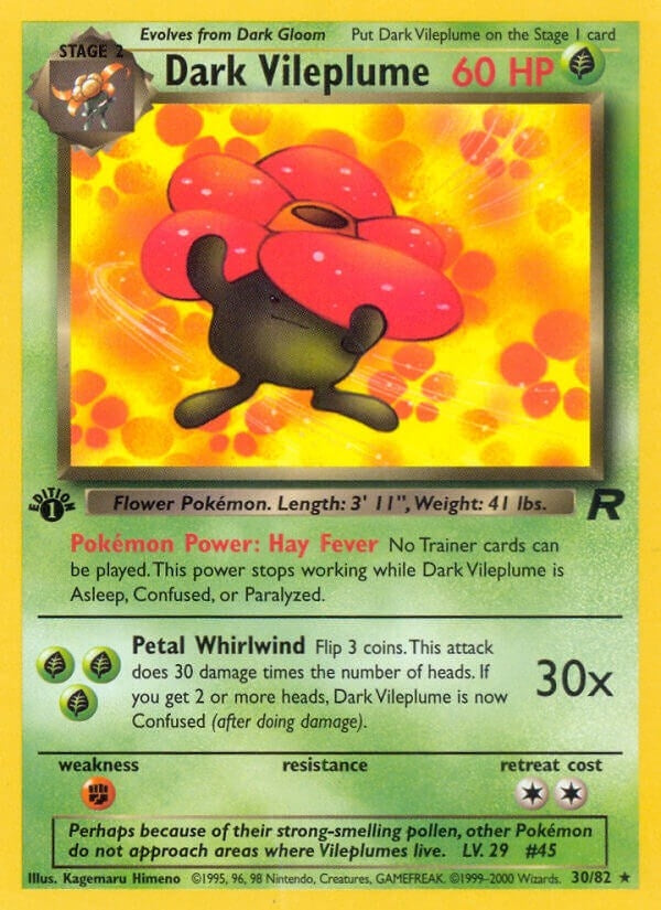 Image for Dark Vileplume (30) (30/82) [Team Rocket] - Pokemon