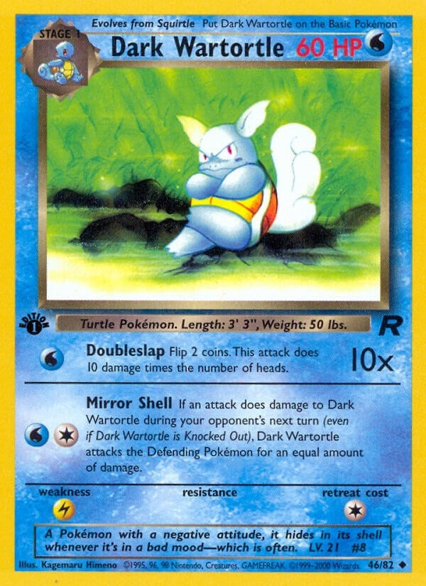 Image for Dark Wartortle (46/82) [Team Rocket] - Pokemon