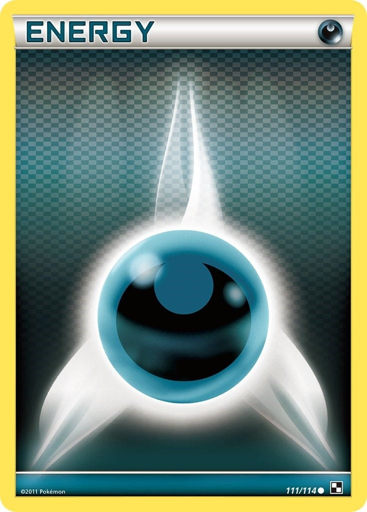 Image for Darkness Energy (Basic) (111/114) [Black and White] - Pokemon